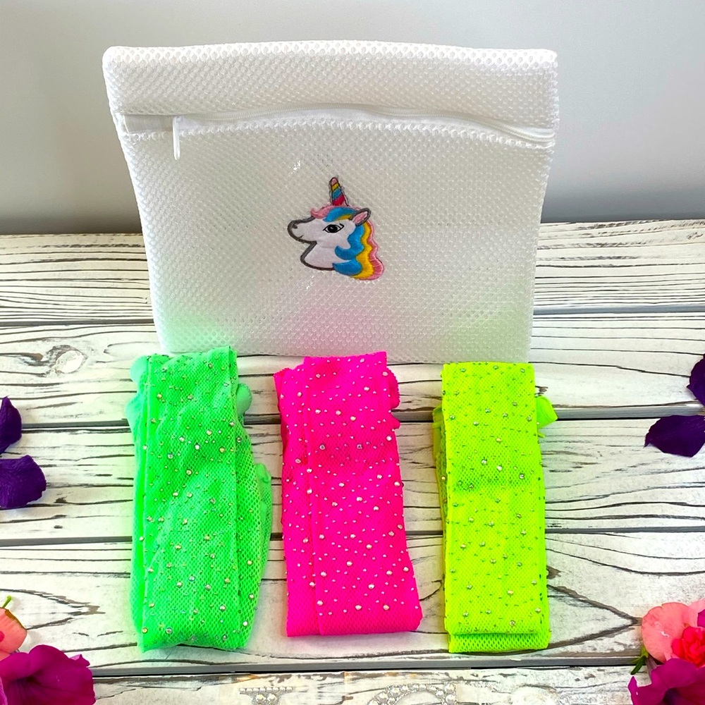 Embellished fashion stockings for preteens